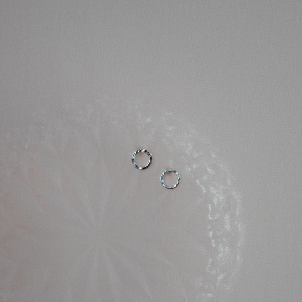 Circle Earrings - Silver