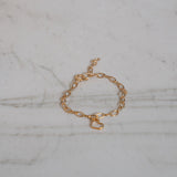 Chain Bracelet Heart - Gold