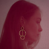 Planet Earrings - Gold