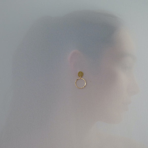 Moon Earrings - Gold