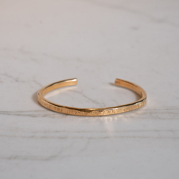 Medium Personalized Bracelet - Gold