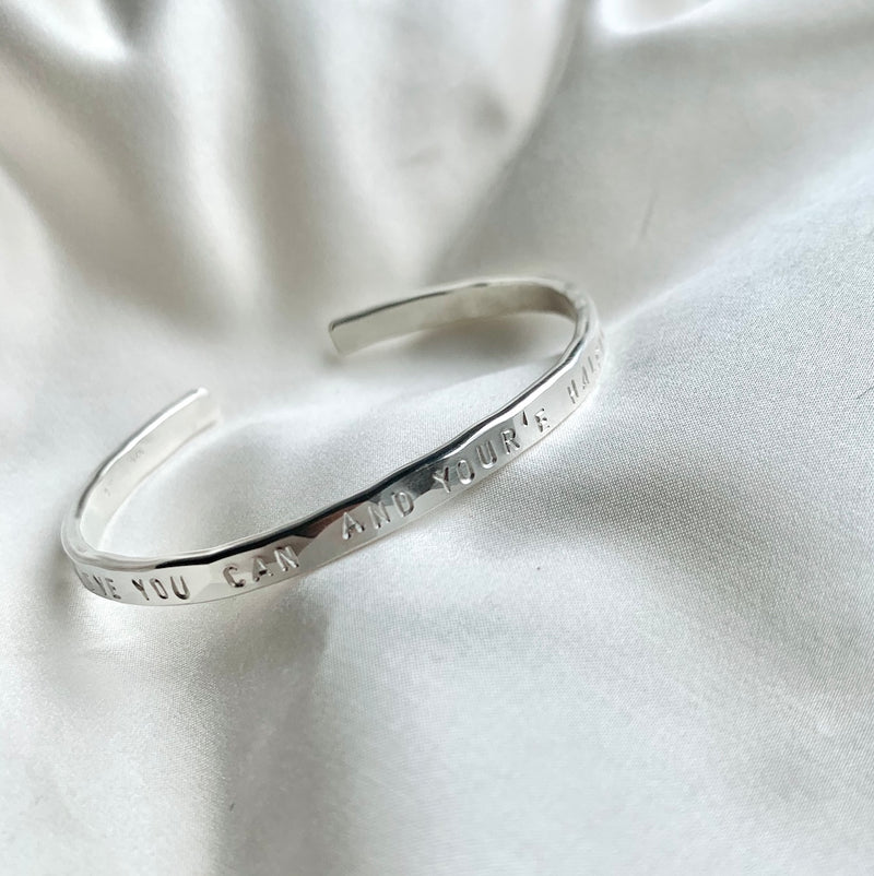 Medium Personalized Bracelet - Silver