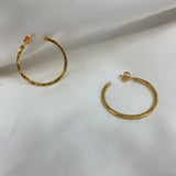 Hoop Earrings Large - Gold